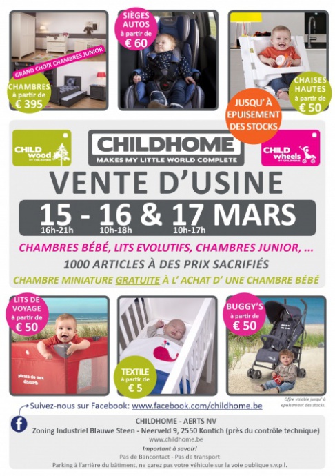 Vente d'usine Childwood & Childwheels